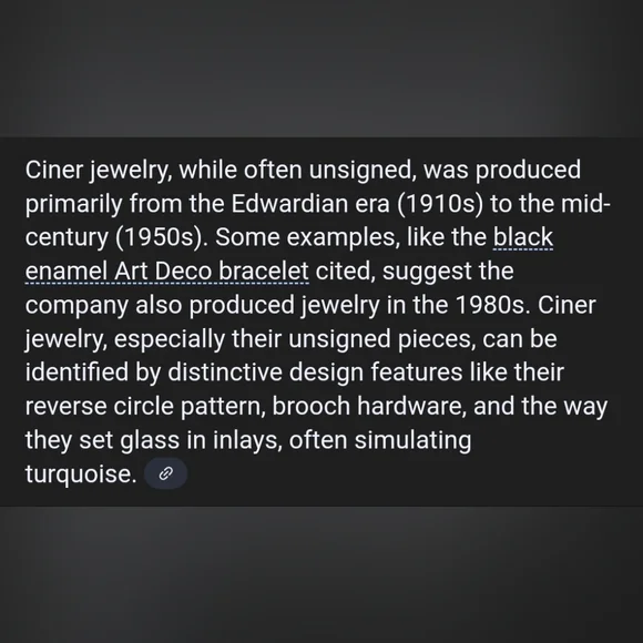 Vintage Ciner Cuff Bracelet Mogul Style Clamper UNSIGNED - Picture 4 of 12